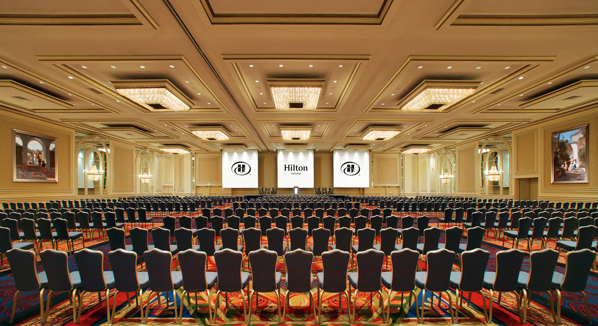 <p>The International Ballroom at the Hilton Chicago. <em>Credit: Hilton Chicago</em></p>
